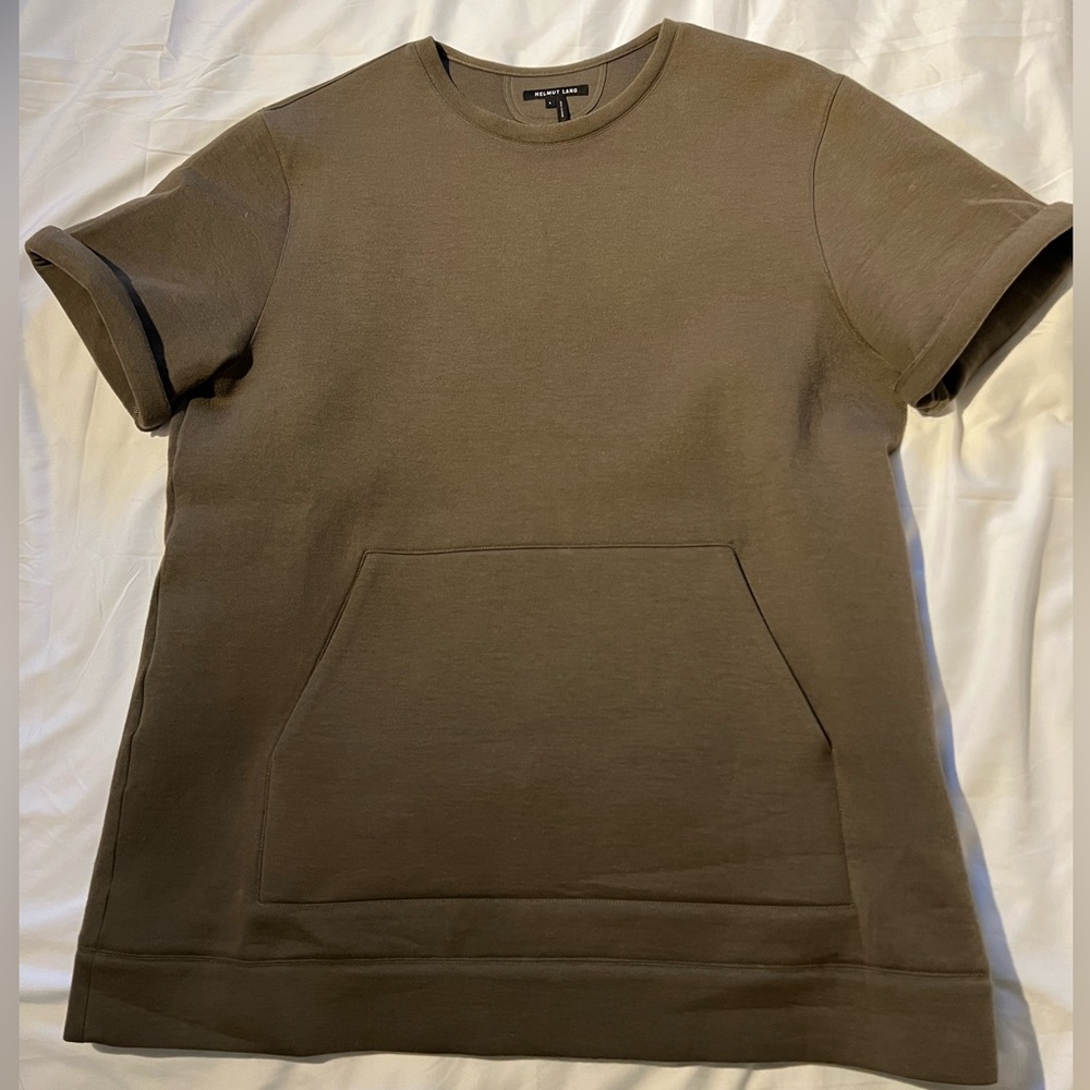 Helmut Lang short sleeve sweatshirt